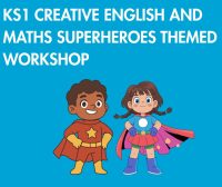 KS1 Years Rec-2 Creative English & Maths Superheroes theme workshop: Friday 20th February 2026: 9:30am-12:30pm