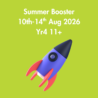Summer Booster: Year 4 11+ with Natalie M: Monday 10th-Friday 14th August 2026: 1:15pm-2:15pm