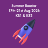 Summer Booster: KS1 & KS2 with Wendy: Monday 17th-Friday 21st August 2026: 1:15pm-2:15pm