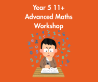Yr5 11+ Advanced Maths: Wednesday 12th August 2026: 9am-12pm