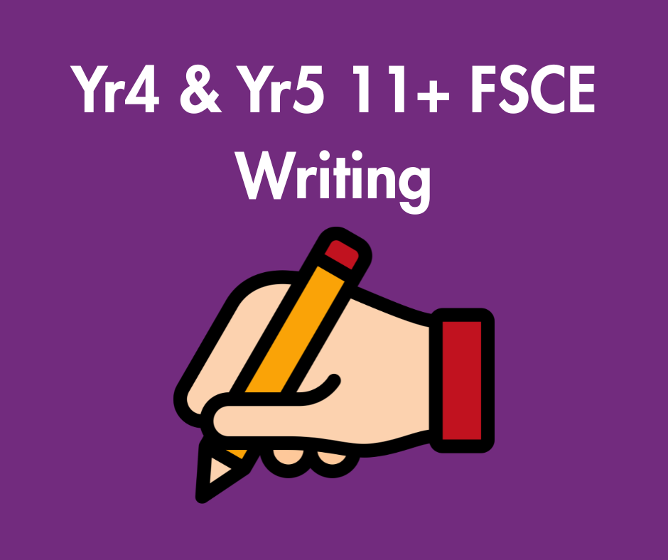 Yr4 & Yr5 11+ FSCE Writing (Discovery Paper): Wednesday 19th August 2026: 12:30pm-3:30pm